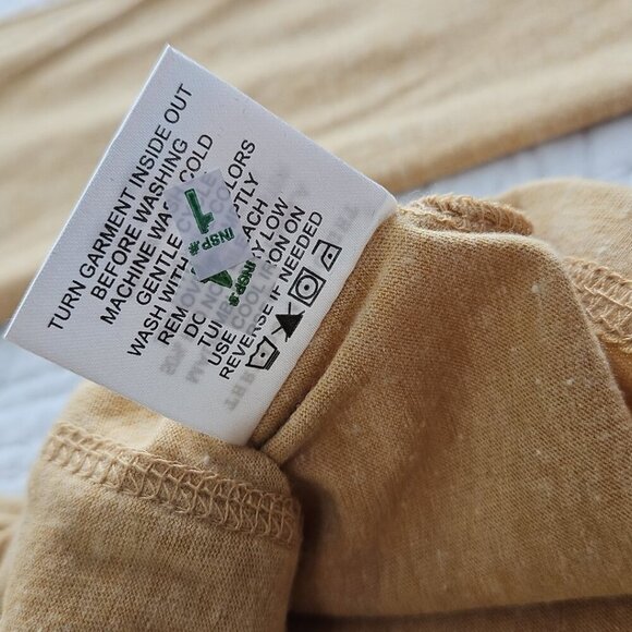 Threads For Thought Hoodie Women's S Golden Wheat Long Sleeve Slubby Cotton NEW - Picture 10 of 16